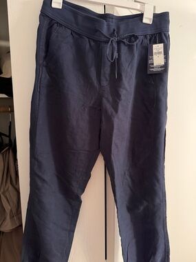 GAP Women's Navy Drawstring Jogger Pants
